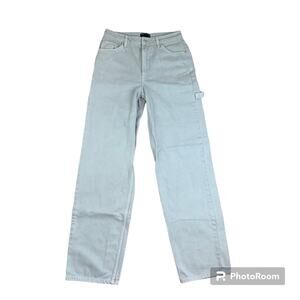 ASOS Designs Light Grey Carpenter Jeans Sz 28/36 TALL